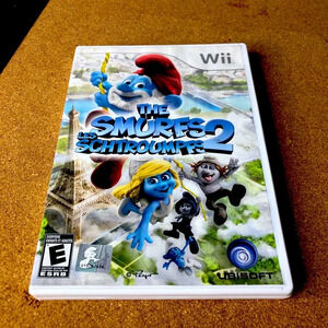 Nintendo Wii The Smurfs 2 Ubisoft 2006 Video Game Disc  Manual Tested Works